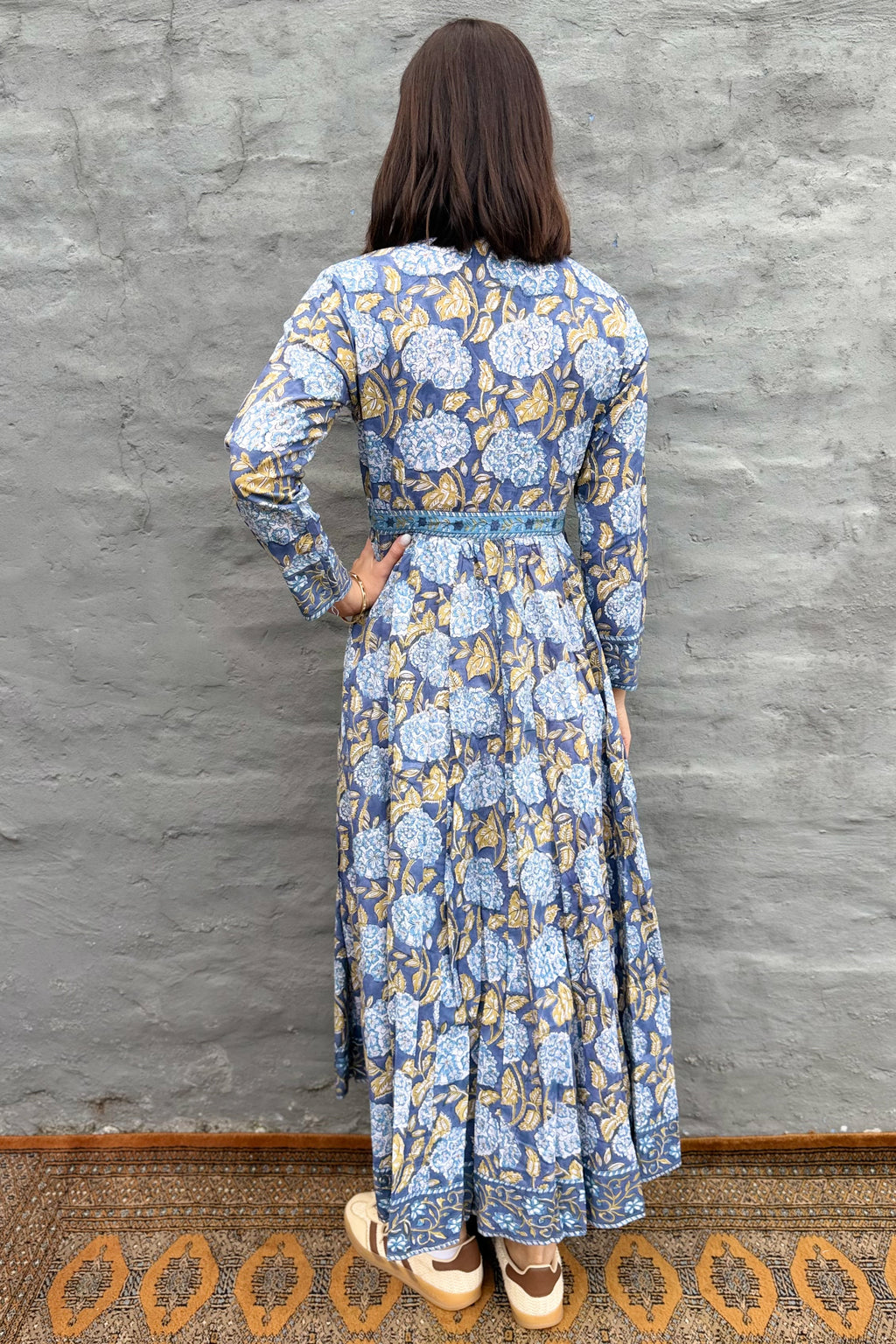 Mabel Dress In Blue Hydrangea
