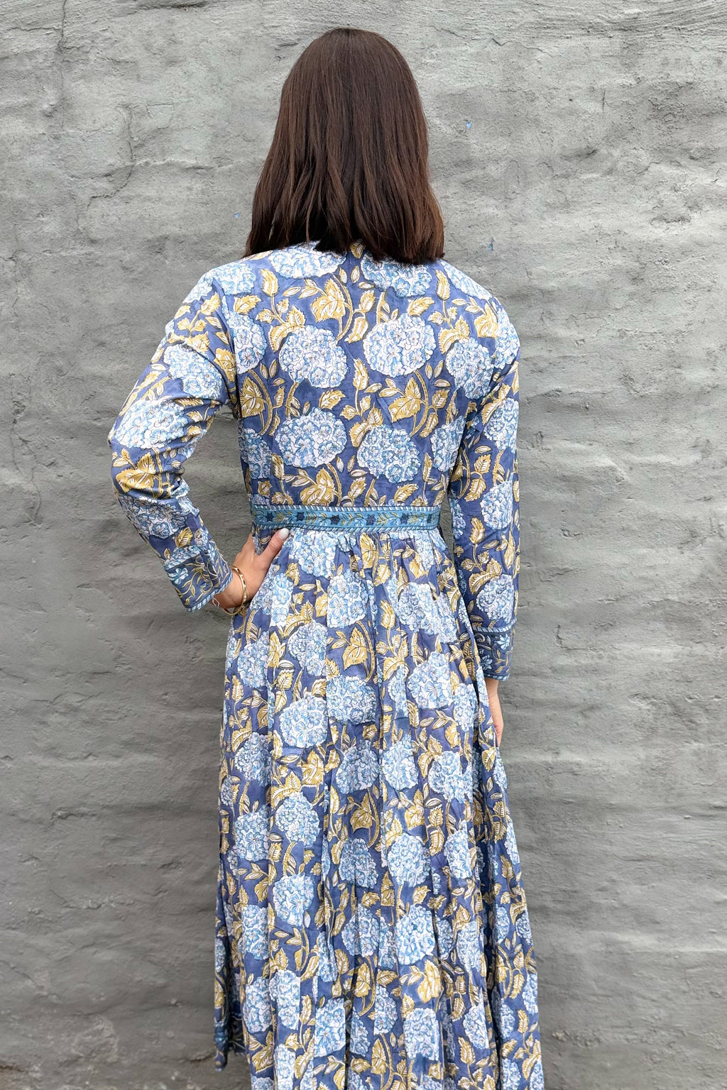 Mabel Dress In Blue Hydrangea
