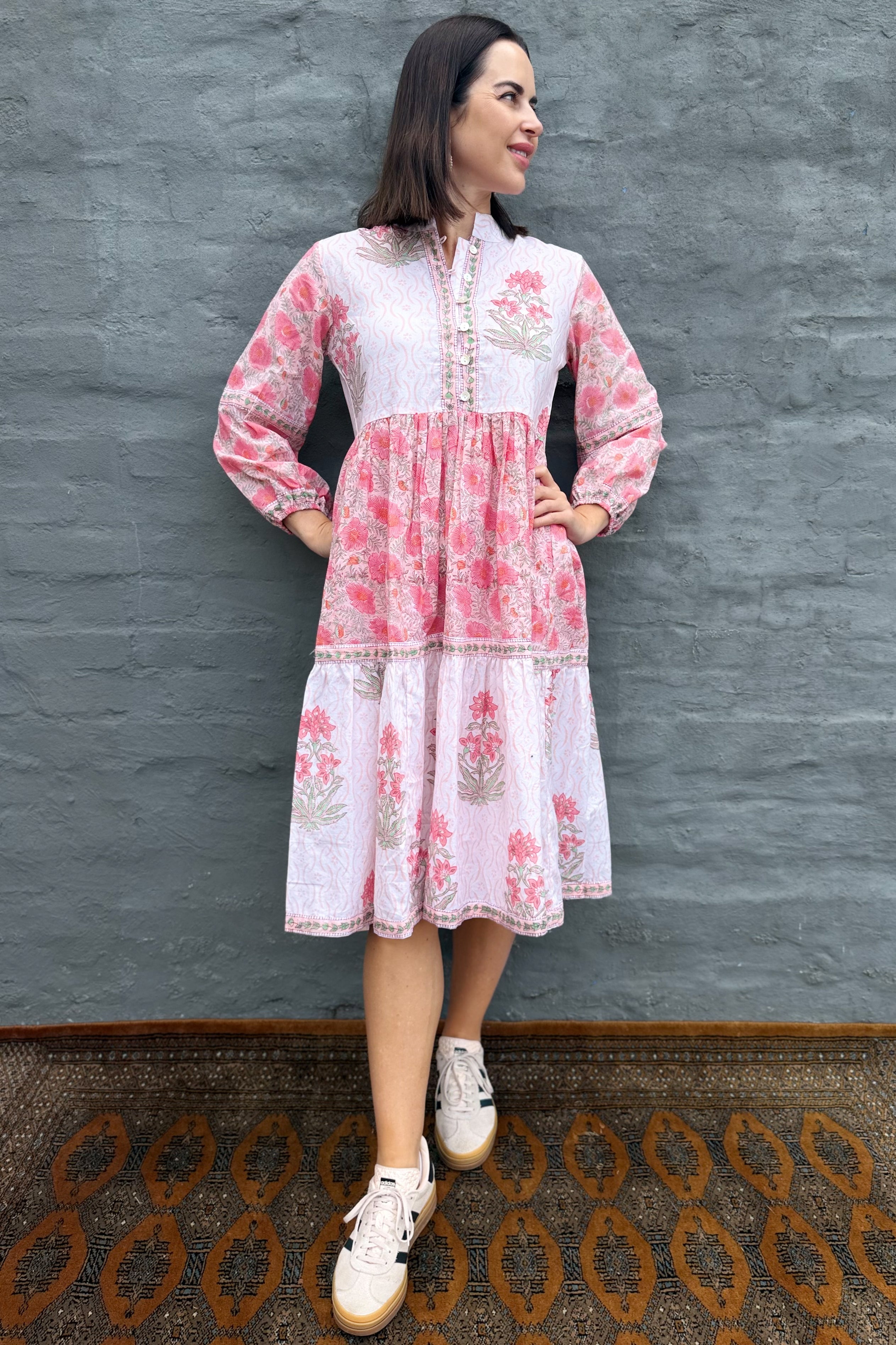 Betty Dress In Pretty Pinks