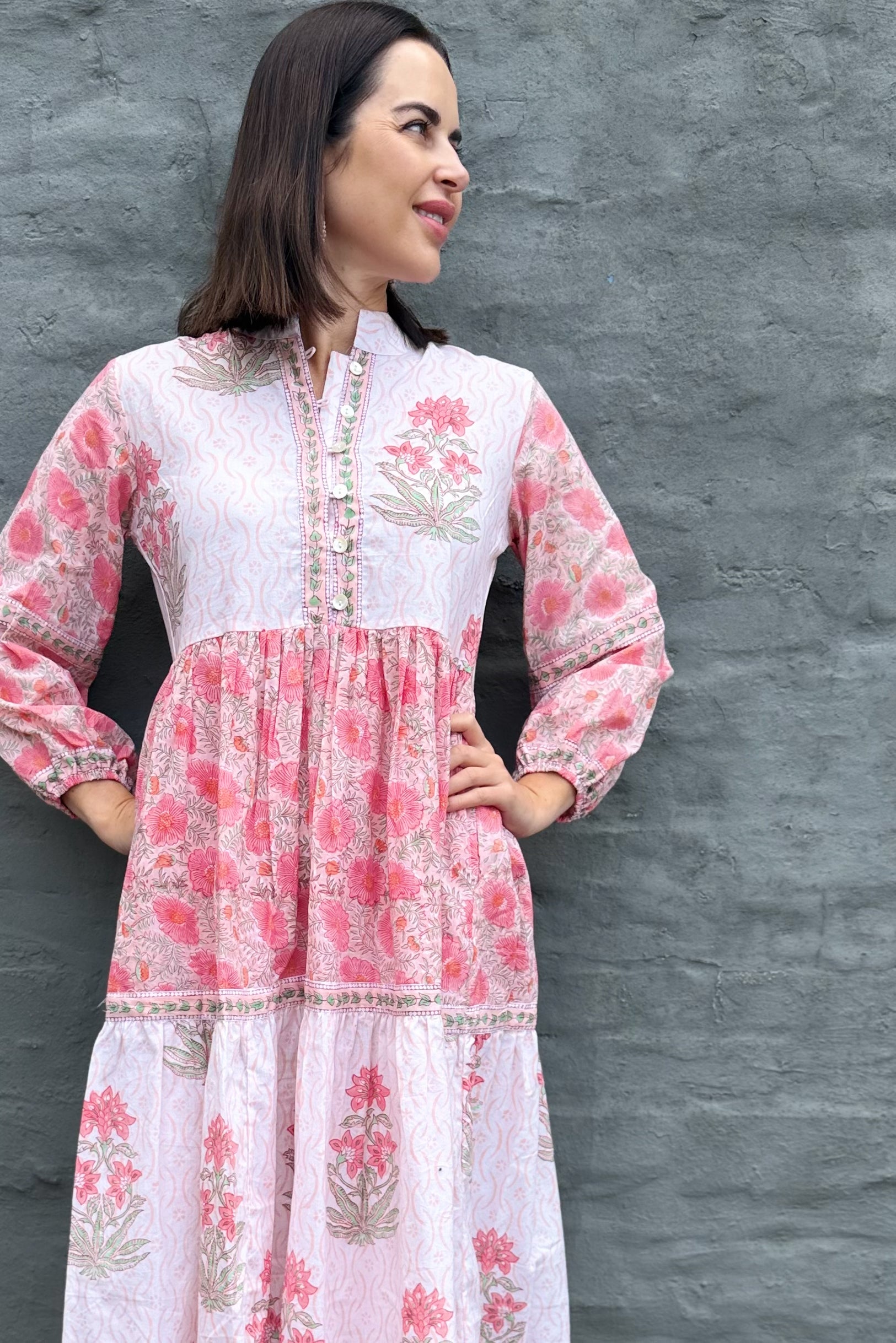 Betty Dress In Pretty Pinks