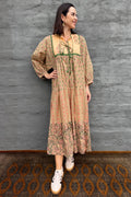 Delilah Dress In Warm Sage