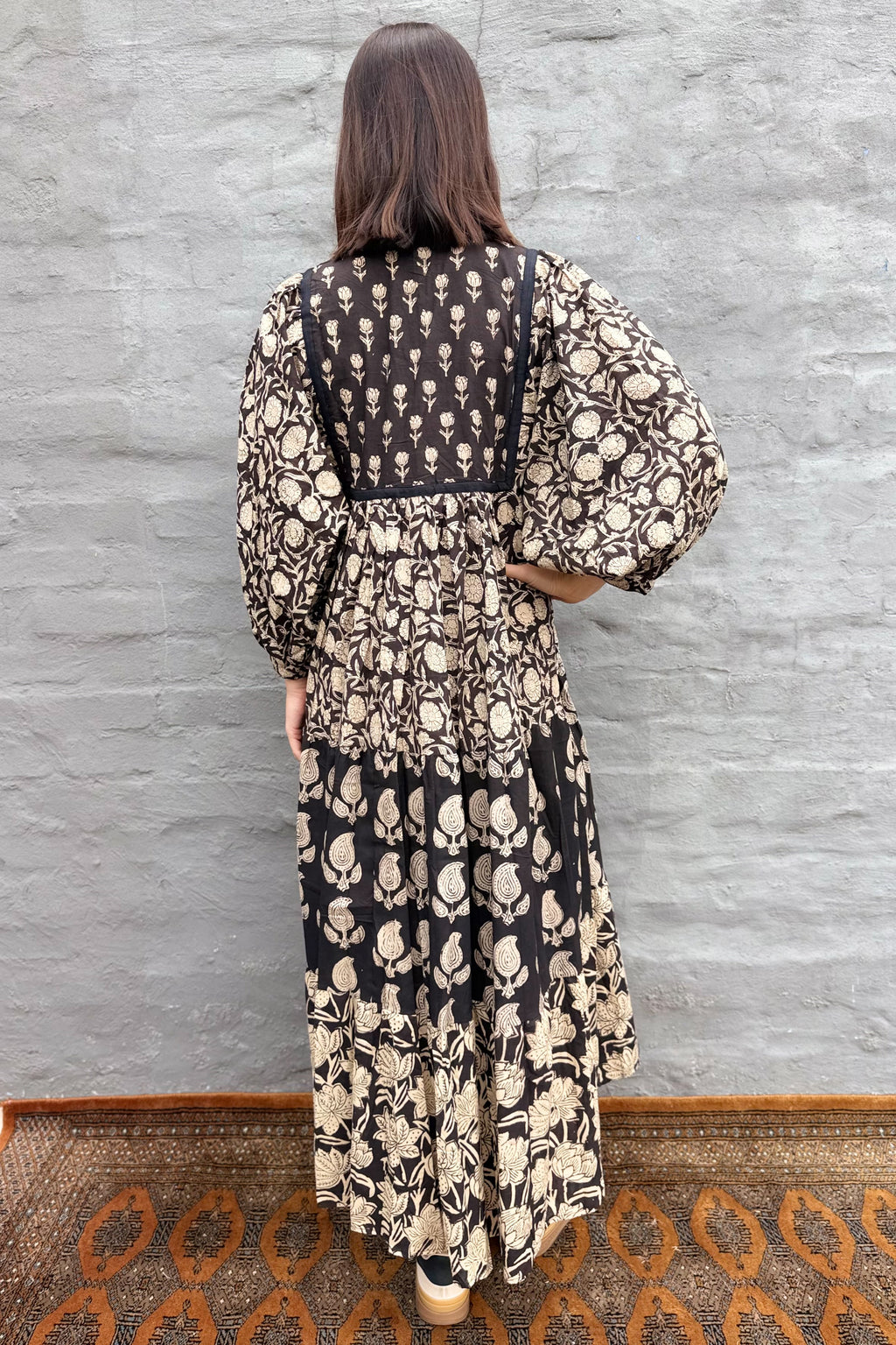 Delilah Dress In Onyx