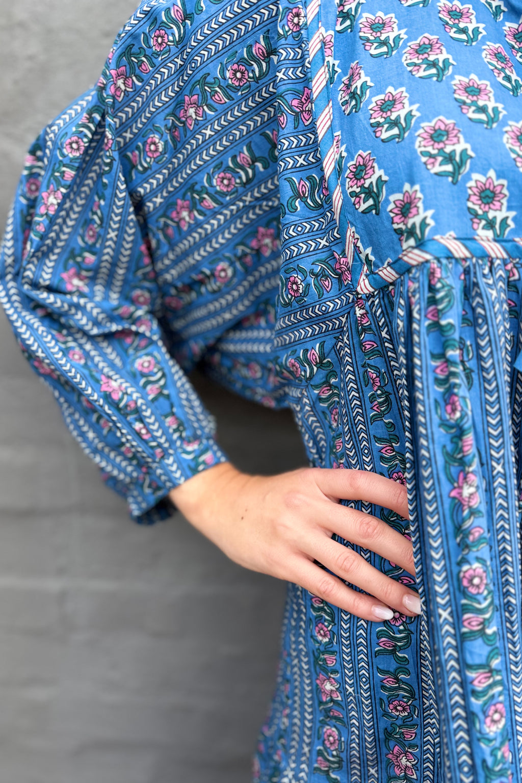 Delilah Dress In Cobalt