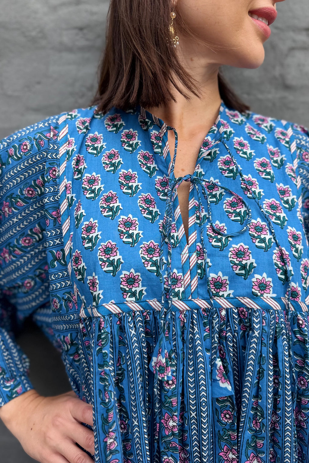 Delilah Dress In Cobalt