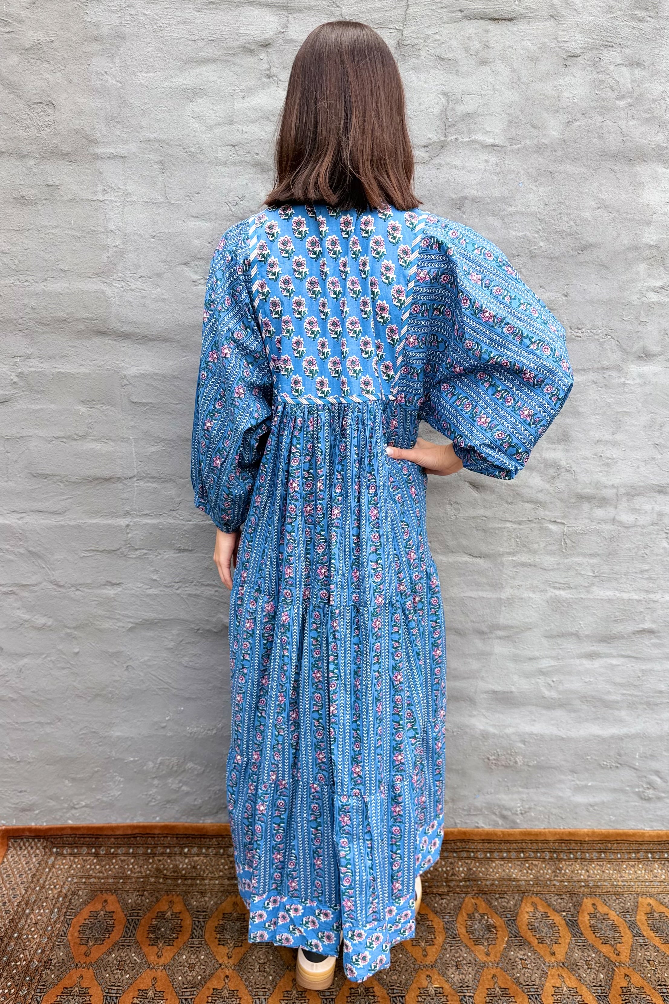 Delilah Dress In Cobalt