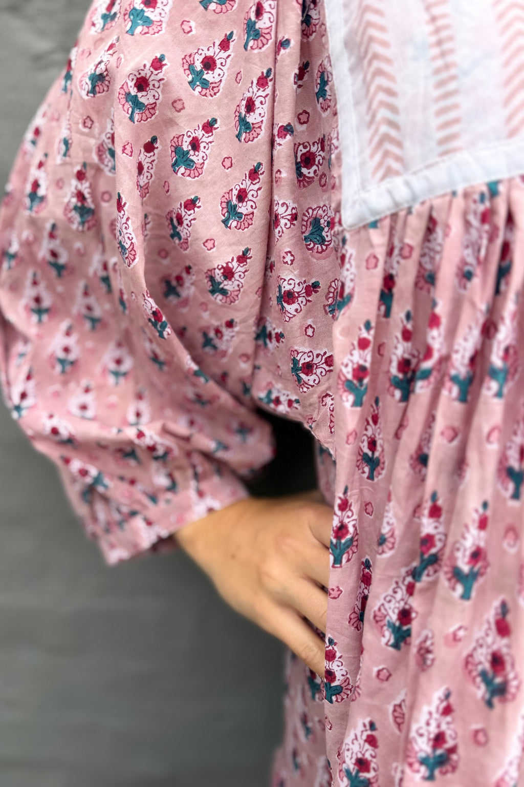 Delilah Dress In Dusty Mauve