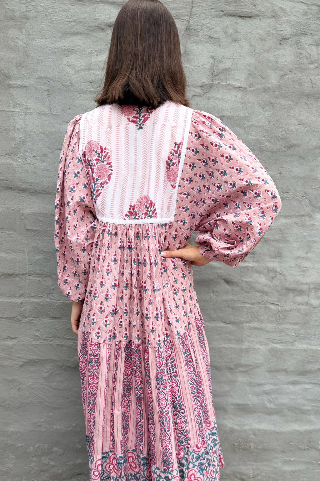 Delilah Dress In Dusty Mauve