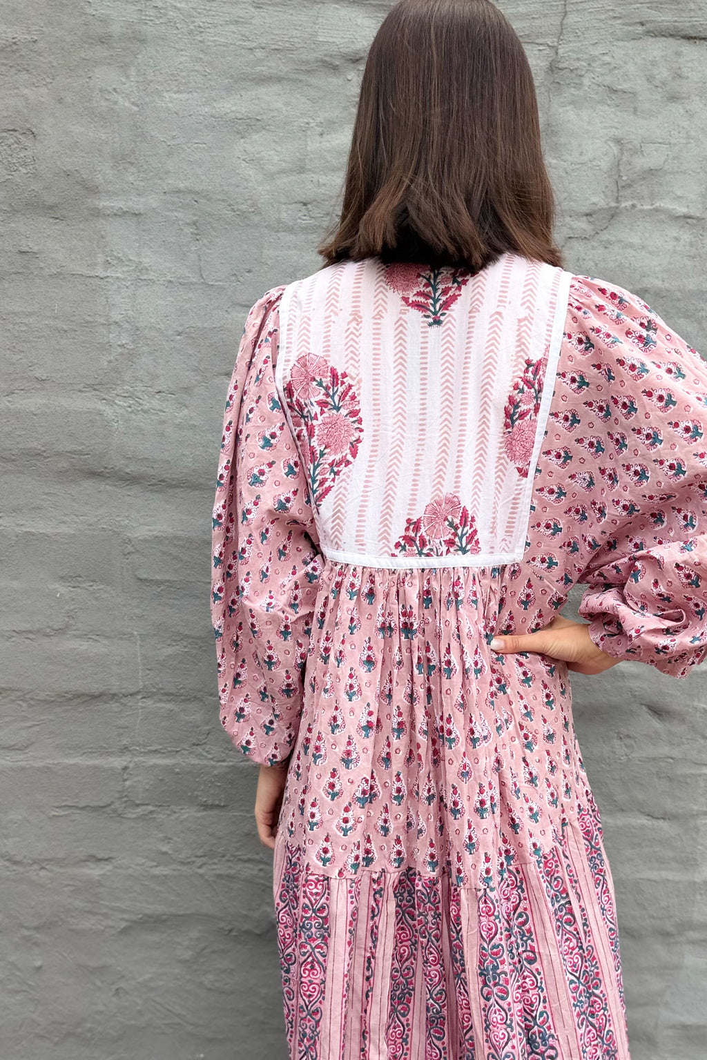 Delilah Dress In Dusty Mauve
