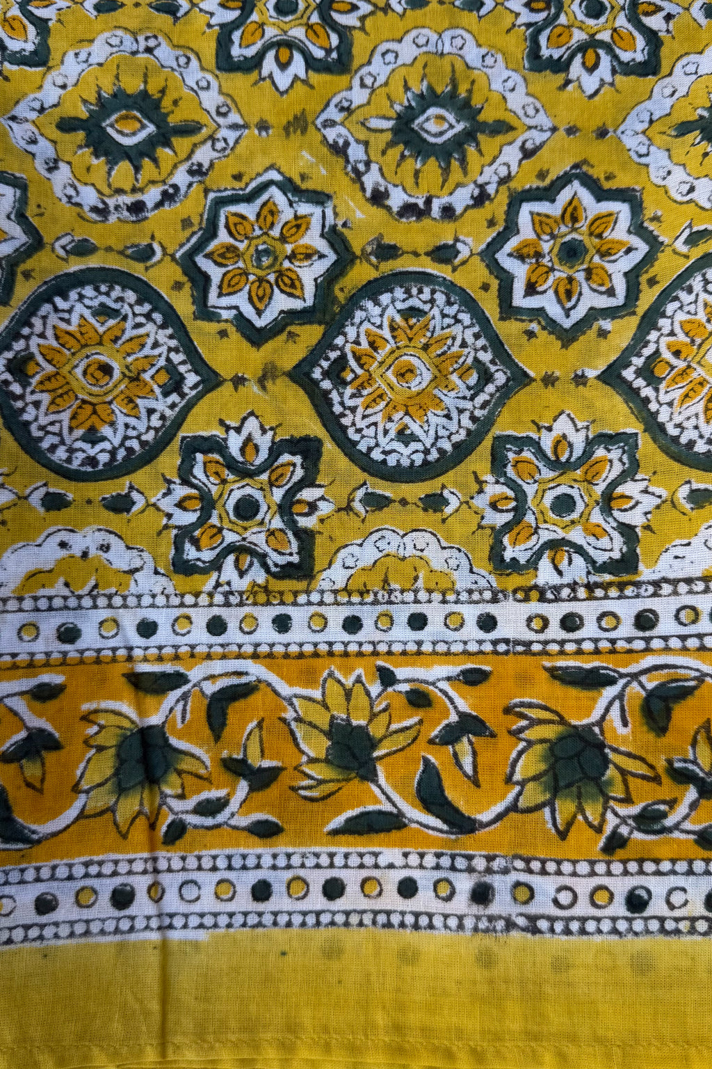 Cotton Scarf In Moroccan Gold