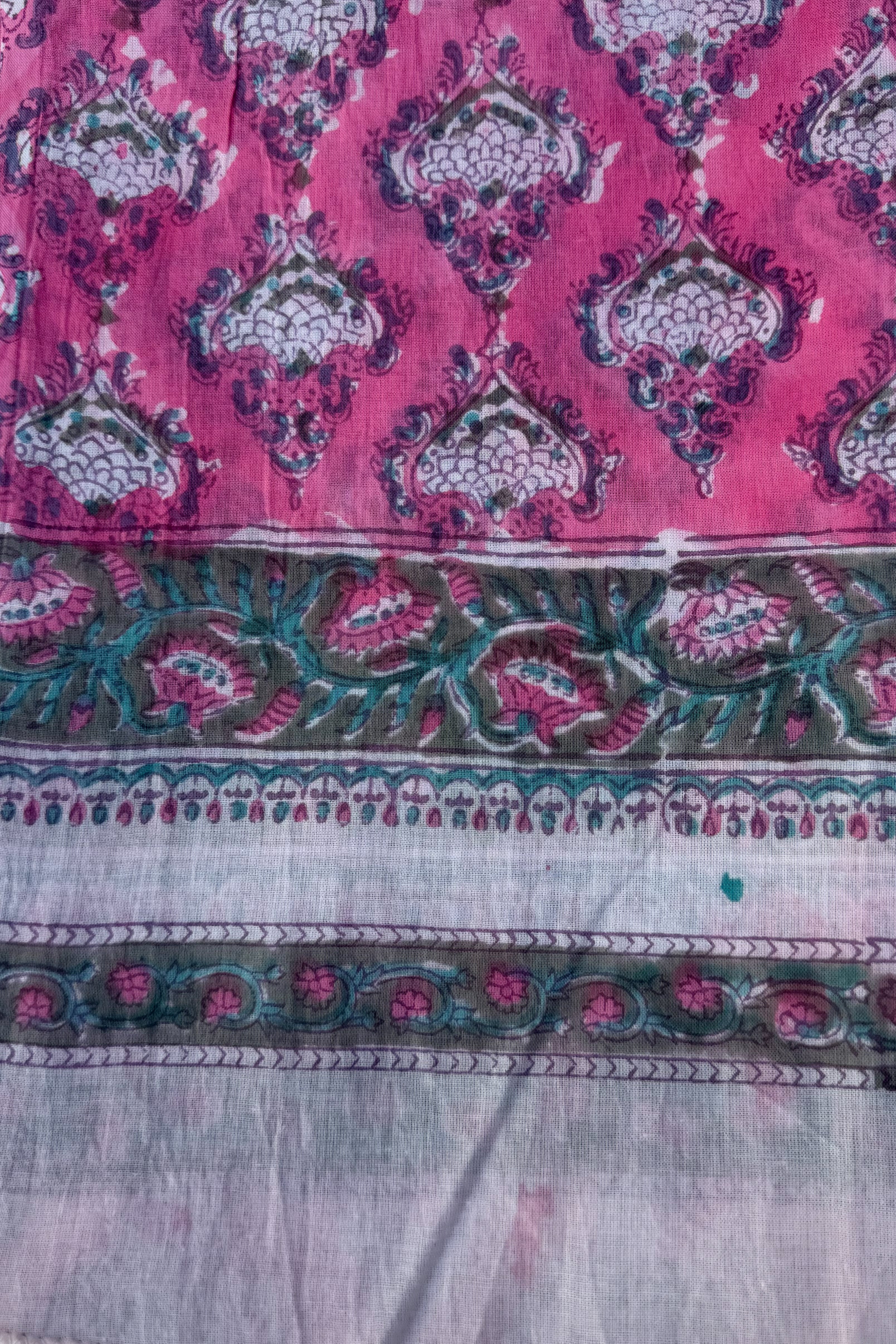 Cotton Dupatta In Pirouette Pink