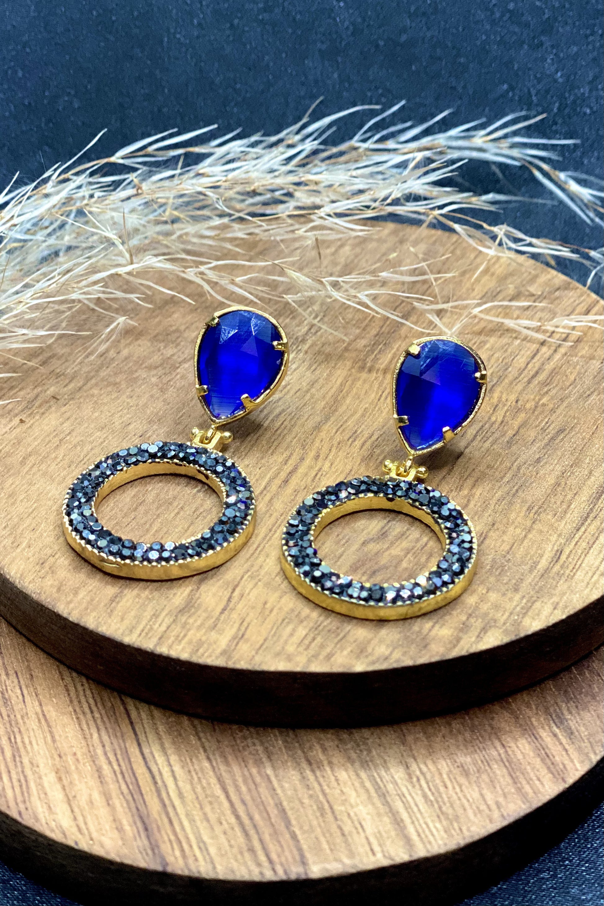 Laila Earrings In Royal