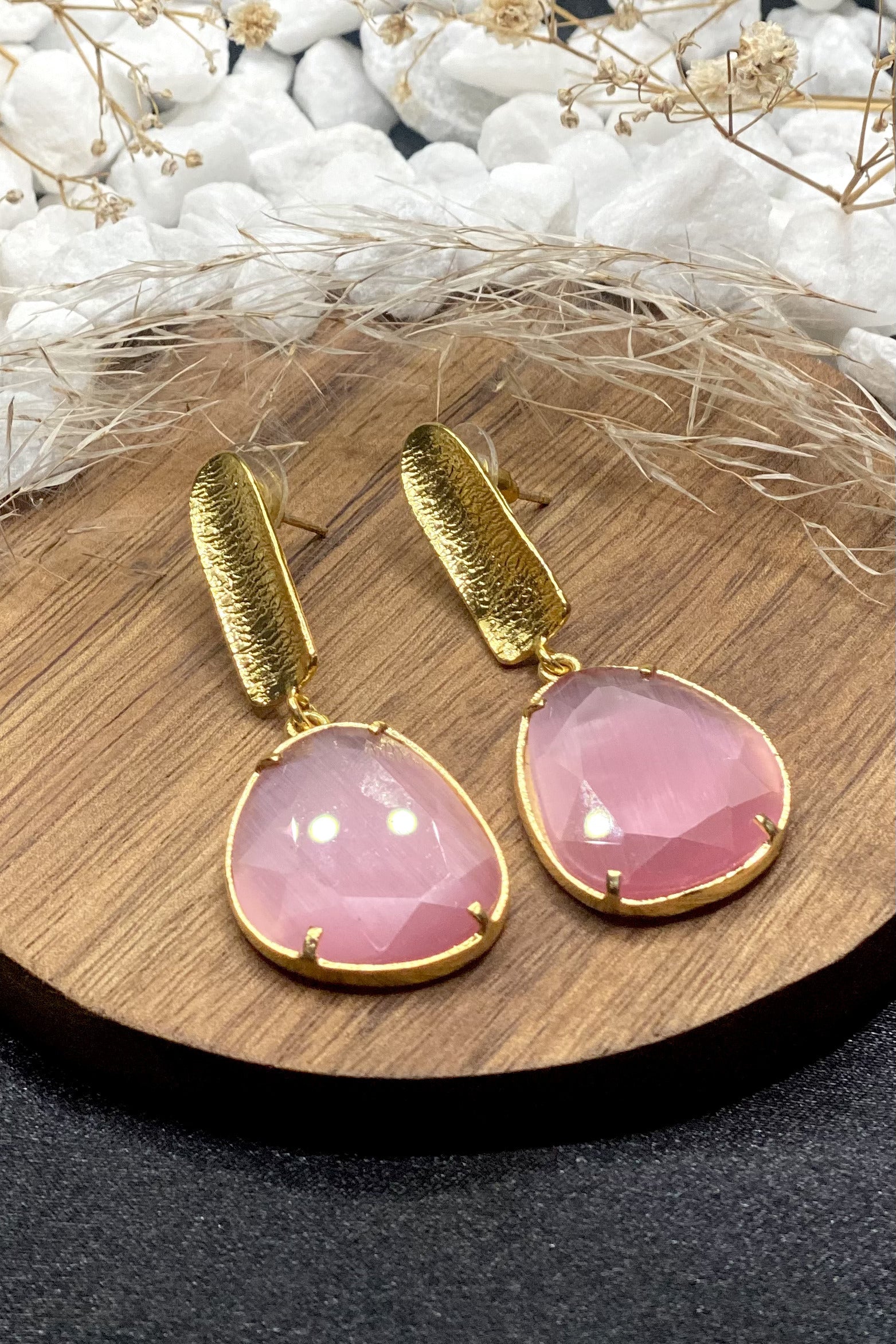 Zara Earrings In Pink
