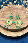 Devika Earrings In Turquoise