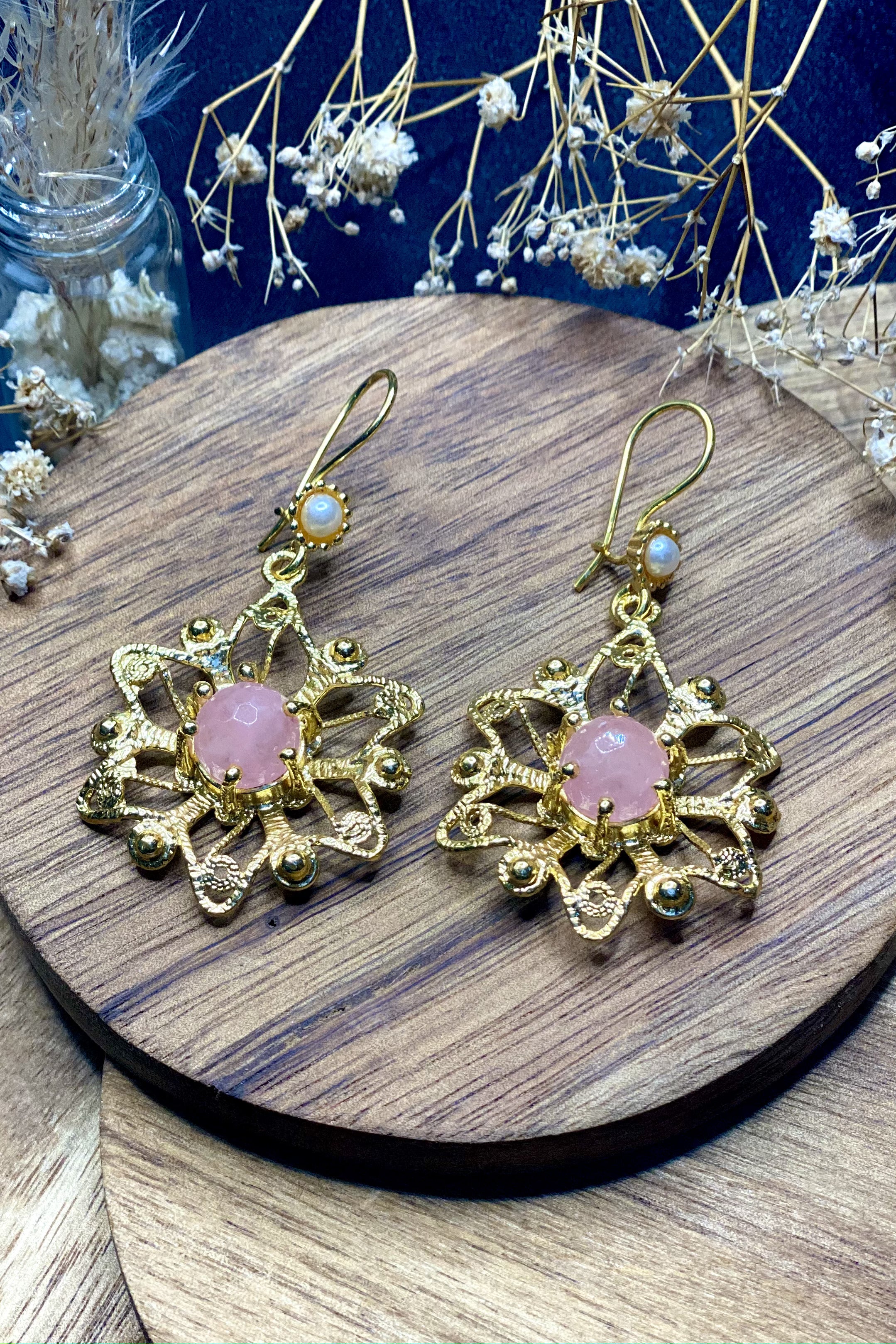 Rashmi Earrings In Pink