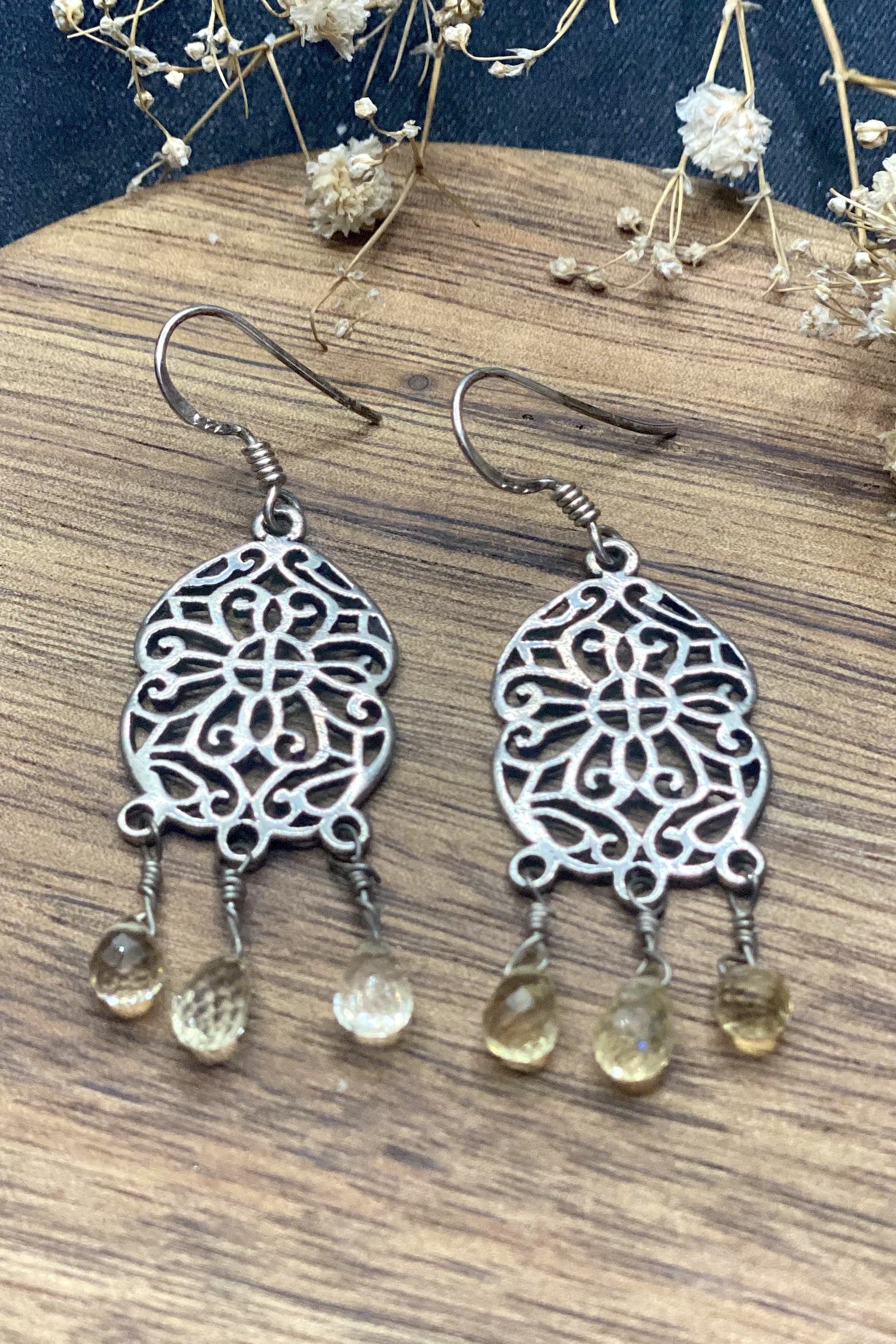 Sterling Silver Moroccan Dangler