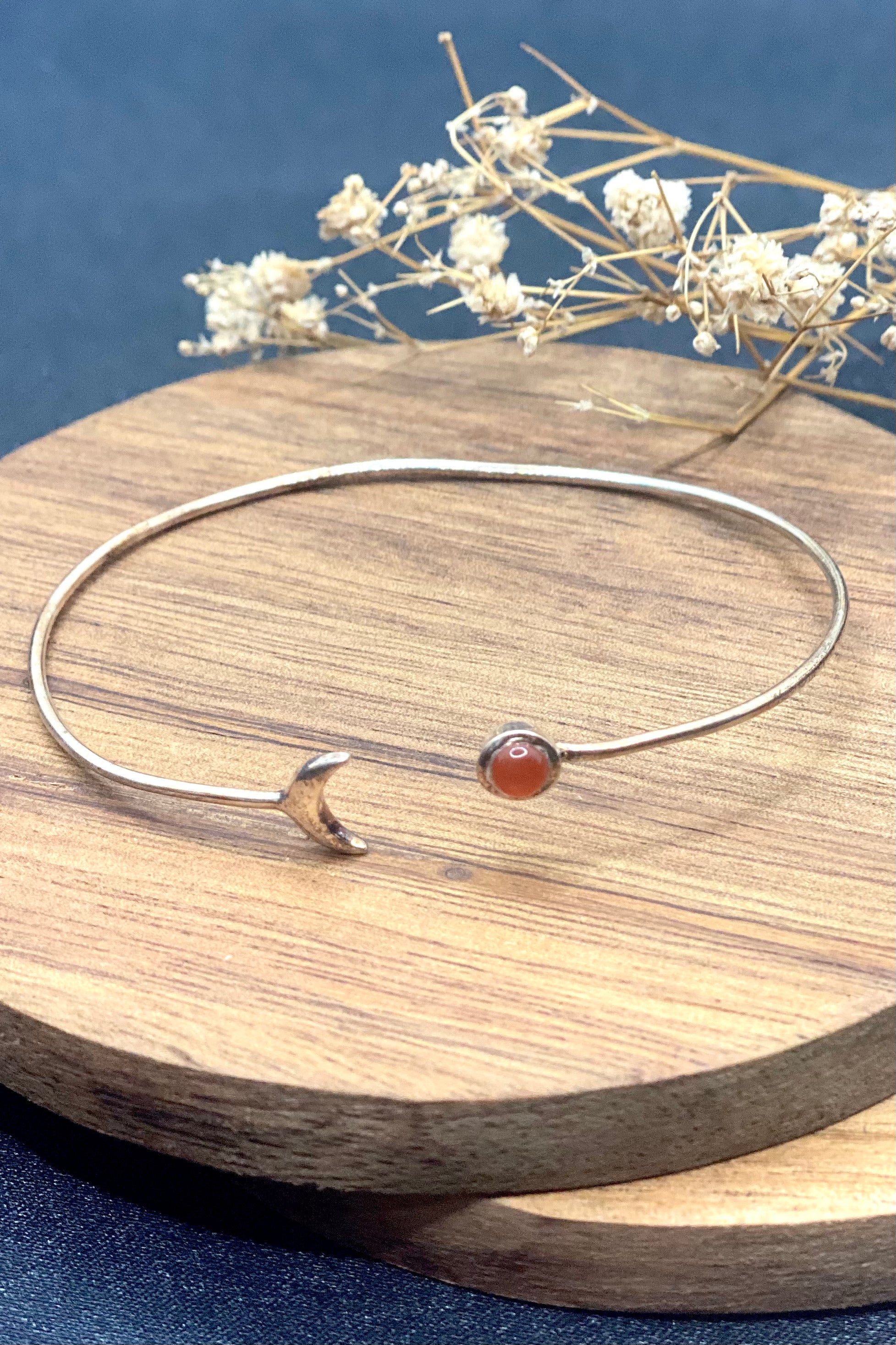 Celestial Bangle In Amber