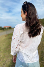 Amiya Blouse In Pearl