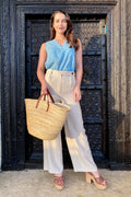 Lucy Blouse In Lapis