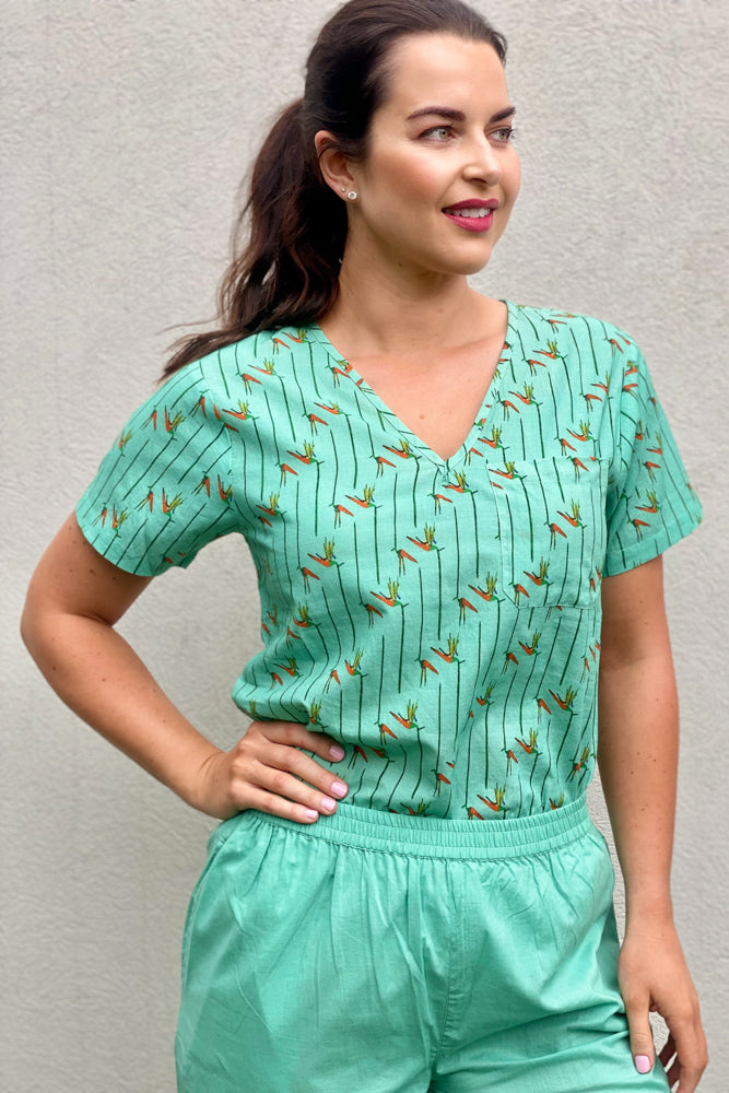 Sea Foam Scrub/Jogger Pants