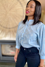 Bhama Blouse In Blue