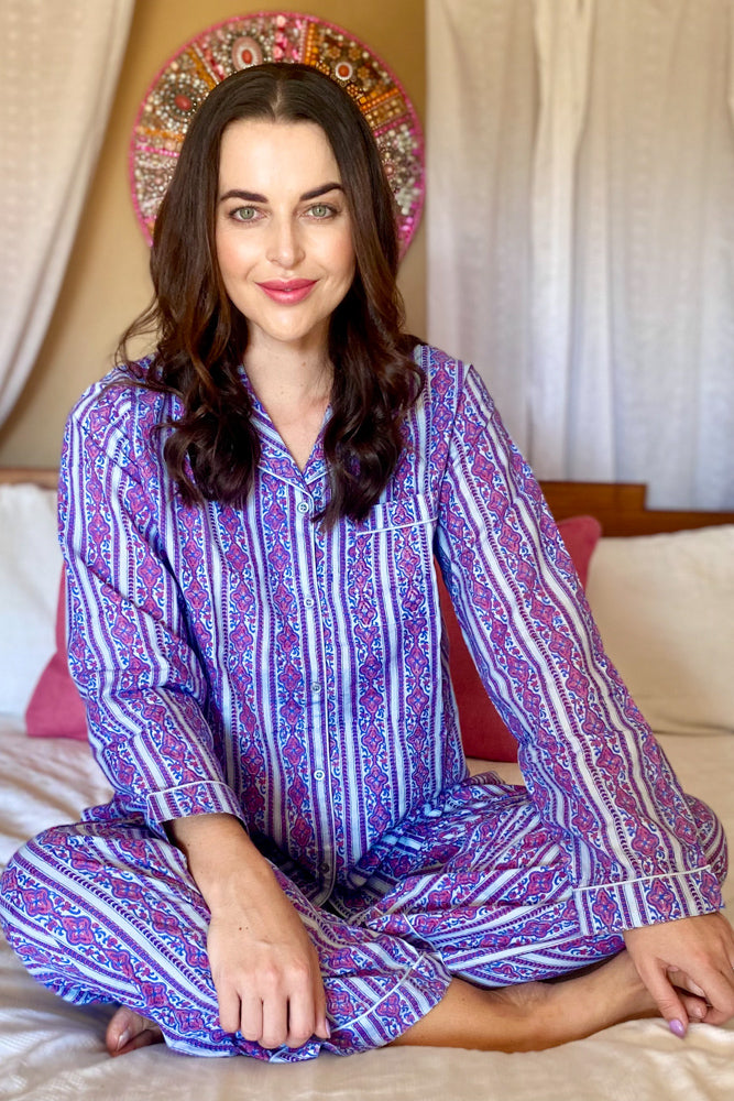 Sapphire Long Pyjamas