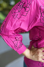 Fuchsia Rose Blouse