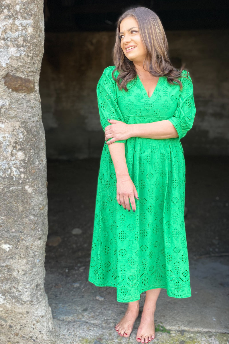 Leya Dress In Apple